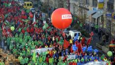 Cerca de 50.000 belgas protestan contra las medidas de austeridad