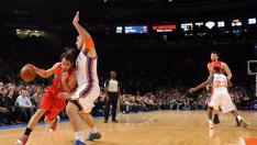 Bargnani, DeRozan y Calderón asaltaron el Madison Square Garden