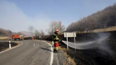 Laspaúles pide voluntarios para luchar contra el fuego