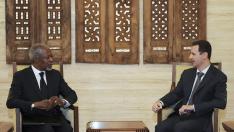 Al Asad le dice a Annan que ningún diálogo puede tener éxito si hay caos