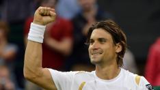 Ferrer se exhibe ante Del Potro y se cita con Murray en los cuartos
