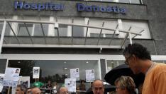 Concentración en el hospital Donostia de apoyo a Bolinaga