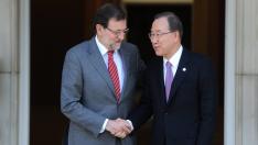 Rajoy recibe a Ban Ki-moon_4