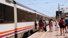 Los regionales de Caspe sufren retrasos de hasta 50 minutos por un fallo de la vía