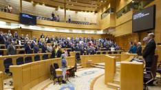Rajoy y el pleno del Senado homenajean a José Atarés