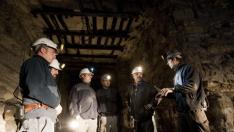 Mineros en Mequinenza