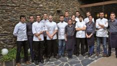 El restaurante Compartir nació de la mano de Mateu Casañas, Eduard Xatruch y Oriol Castro en abril de 2012.