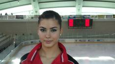 La aragonesa Marta García, en la final del Europeo de patinaje de Budapest