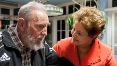El encuentro entre Fidel y Dilma