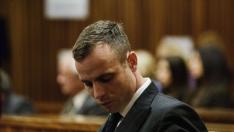 Oscar Pistorius, durante el juicio