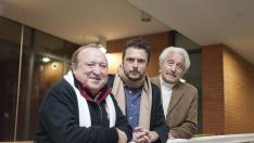 Fernando Esteso, Tirso Calero y Manuel Zarzo en el FCZ