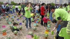 También hubo padres, cuyos hijos sí tienen plaza, que se acercaron para solidarizarse con sus vecinos.