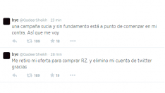 Kadir anuncia que se va... una vez más