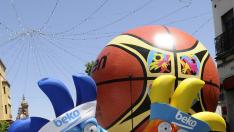 Olé y Hop, las mascotas del Mundial de Baloncesto