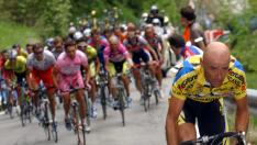 Pantani, en el Giro de Italia de 2003