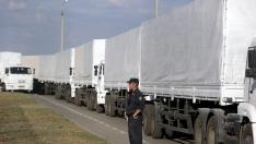 El convoy ruso ya ha cruzado la frontera