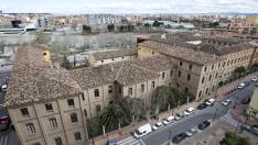 Imagen del antiguo instituto Luis Buñuel, en Zaragoza
