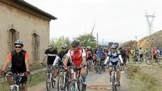 Más de 150 ciclistas reclaman que se termine la vía verde de Ojos Negros