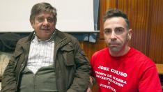 El abogado Carlos Slepoy junto a David Couso