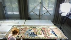 Huesca recibe este martes un tapiz del S.XVI robado por Erik el Belga hace 30 años