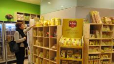Tienda de alimentos celiacos en Zaragoza.