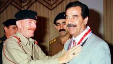 Sadam Husein y su número dos
