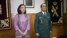 La subdelegada del Gobierno en la provincia, María José Heredia, ha asistido a la celebración del aniversario de la fundación de la Guardia Civil.