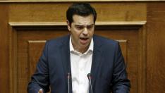 Comparecencia de Tsipras en la cámara helena