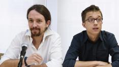 Iglesias y Errejón en una imagen de archivo.