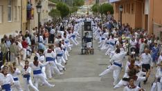 Así se celebra en Calamocha -con motivo de San Roque- el 15 de agosto, una fecha muy festiva en Aragón.
