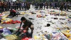 Víctimas del atentado en Ankara.