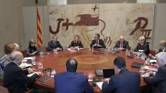 Reunión semanal del Gobierno catalán