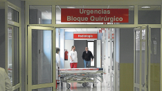 Una imagen del hospital de Jaca.