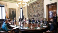El presidente del Congreso, Jesús Posada, ha recibido este martes en la Cámara Baja a miembros fundadores y de entidades involucradas en la creación de la Agrupación Europea de Cooperación Territorial.
