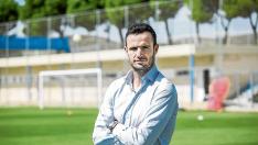 Manu Herrera, en uno de los campos de entrenamiento de la Ciudad Deportiva.