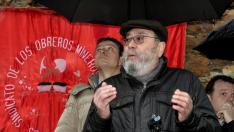 El secretario general de UGT en el tradicional homenaje al fundador del sindicato en Asturias