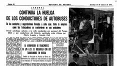 Huelga de autobuses.