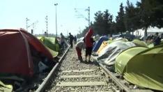 Tensión en el campo refugiados de Idomeni