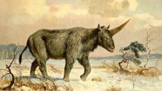 Dibujo del unicornio de Siberia, por Heinrich Harder (BBC Mundo)
