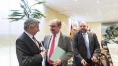 Lambán se reune con el comité ejecutivo de Cepyme Aragón.