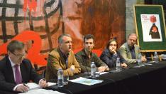 Rueda de prensa de la presentación de los actos del Día del Libro de Zaragoza