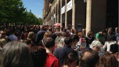Gran ambiente en Independencia este Día del Libro por la mañana.