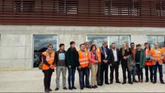 Diputados de las Cortes visitaron el aeropuerto de Teruel.