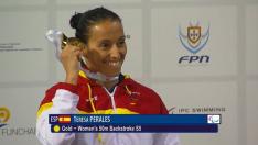 Teresa Perales logra el oro en el Europeo de Funchal (Portugal).