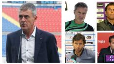 Cinco de los entrenadores tanteados por el Real Zaragoza en las últimas horas: Lucas Alcaraz, Fran Escribá, Rubi, Luis Milla y Rubén Baraja.
