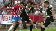 Una imagen del partido entre el Girona y el Córdoba
