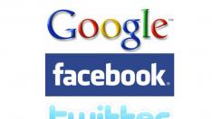 Google, Facebook y Twitter
