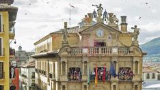 Pamplona celebra como si se tratase de San Fermín el ascenso del Osasuna