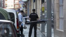 El cuerpo sin vida fue trasladado al Instituto de Medicina Legal de Aragón a las 21.00.