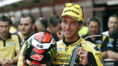 Álex Rins, durante los entrenamientos oficiales del pasado GP de Cataluña.